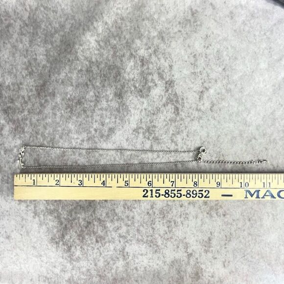 NEW Kenneth Jay Lane Necklace and Earrings Coordinating Set Silver CZ Jewelry - Picture 11 of 12